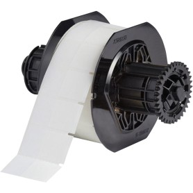 Brady B33-183-461 etichetta per stampante Trasparente, Bianco Etichetta per stampante autoadesiva (133821)