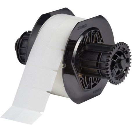 Brady B33-183-461 etichetta per stampante Trasparente, Bianco Etichetta per stampante autoadesiva (133821)
