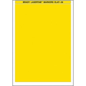 Brady ELAT-28-747-YL etichetta per stampante Giallo Etichetta per stampante autoadesiva (029863)
