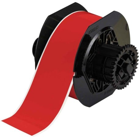 Brady B30C-2250-7569-RD etichetta per stampante Rosso Etichetta per stampante autoadesiva (120918)