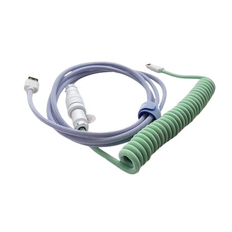 Ducky Premicord cavo USB 1,8 m USB A USB C Blu, Verde (DKCC-IRCNC1)
