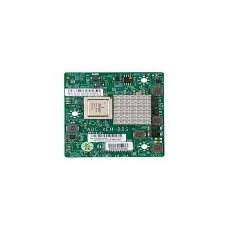 Supermicro Dual-Port, 10-Gigabit Ethernet Adapter Card for SuperBlade AOC-XEH-B2S (AOC-XEH-B2S-O)