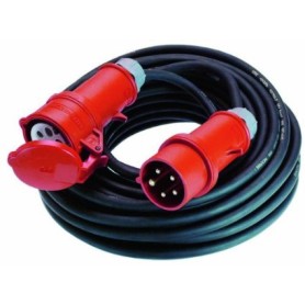 Bachmann 344.172 prolunghe e multiple 25 m 1 presa(e) AC Esterno Nero