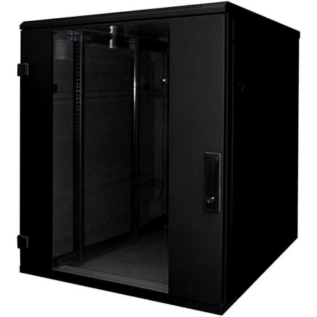 TRITON 19""Schrank B600/T1000 Schwarz bis 800Kg Glastuer - Rack (RMA-15-A61-BAX-N1)
