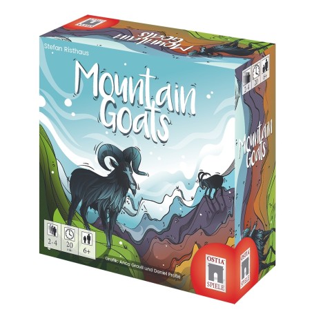 Pegasus Spiele Mountain Goats 20 min Gioco da tavolo Gioco di probabilità (OSTMG-01)