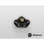Bitspower Carbon Black Curva di compensazione (BP-CBE90DML)