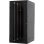 TRITON 19""Schrank B800/T 800 Schwarz bis 800Kg zerlegbar Glastuer - Rack (RZA-42-A88-BAX-N1)