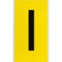 Brady 3470-I etichetta autoadesiva Rettangolo Permanente Nero, Giallo 25 pz (034719)