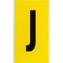 Brady 3470-J etichetta autoadesiva Rettangolo Permanente Nero, Giallo 25 pz (034720)