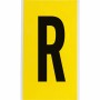 Brady 3470-R etichetta autoadesiva Rettangolo Permanente Nero, Giallo 25 pz (034728)