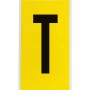 Brady 3470-T etichetta autoadesiva Rettangolo Permanente Nero, Giallo 25 pz (034730)