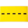 Brady 3460-DSH etichetta autoadesiva Rettangolo Rimovibile Nero, Giallo 5 pz (034637)