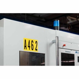 Brady 3470-BLNK etichetta autoadesiva Rettangolo Permanente Giallo 25 pz (034750)