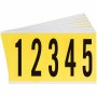 Brady 3460- KIT etichetta autoadesiva Rettangolo Permanente Nero, Giallo 5 pz (034652)