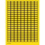 Brady 101807 etichetta autoadesiva Rettangolo Nero, Giallo 4725 pz