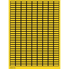 Brady 101816 etichetta autoadesiva Rettangolo Nero, Giallo 6750 pz