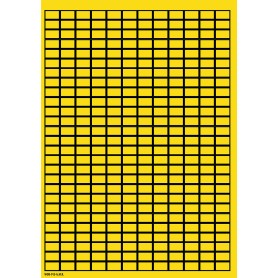 Brady 101817 etichetta autoadesiva Rettangolo Nero, Giallo 8100 pz