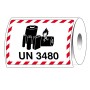 Brady T/ADM-LBM-UN3480-105X74-1000 etichetta autoadesiva Rettangolo Permanente Nero, Rosso, Bianco 1000 pz (237812)