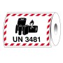Brady T/ADM-LBM-UN3481-105X74-1000 etichetta autoadesiva Rettangolo Permanente Nero, Rosso, Bianco 1000 pz (237814)