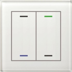 MDT BE-GTL2TW.01 Glastaster II Light 2-fach RGBW (BE-GTL2TW.01)
