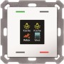 MDT BE-TAS55T4.01 Taster Smart 55 4fach m.Farbdisplay+Temp.sensor Reinweiß gl. (BE-TAS55T4.01)