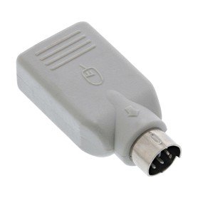 InLine 33103 adattatore per inversione del genere dei cavi PS/2 male Beige (33103)