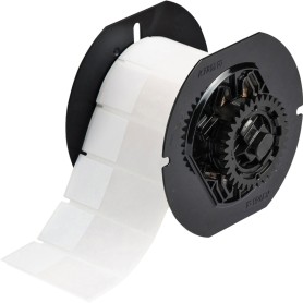 Brady B33-276-461 etichetta per stampante Trasparente, Bianco Etichetta per stampante autoadesiva (143013)