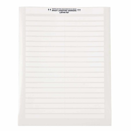 Brady LAT-44-707-2.5 etichetta per stampante Bianco Etichetta per stampante autoadesiva (029829)