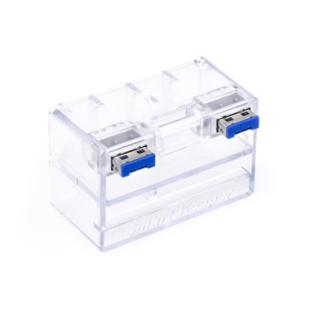 Smartkeeper CSK-NM10/P8 clip sicura Bloccaporte RJ-45 Trasparente Plastica 1 pz