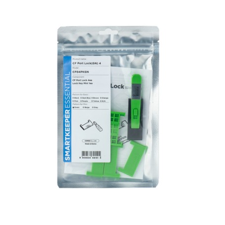 Smartkeeper CF04PKGY Bloccaporte + chiave CompactFlash Verde Plastica 1 pz (CF04PKGN)