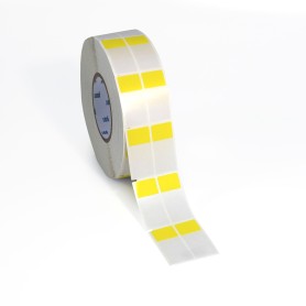 Brady THT-75-427-3-YL etichetta per stampante Trasparente, Giallo Etichetta per stampante autoadesiva (072014)