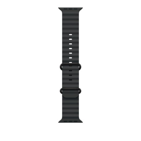 Apple Cinturino Ocean nero (49 mm) - Titanio nero (MYPD3ZM/A)