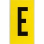 Brady 3470-E etichetta autoadesiva Rettangolo Permanente Nero, Giallo 25 pz (034715)