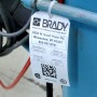 Brady 118011 Bianco Etichetta per stampante non adesiva
