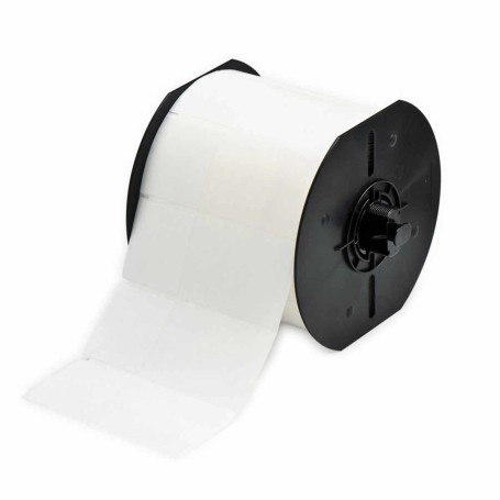Brady B33-134-461 etichetta per stampante Trasparente, Bianco Etichetta per stampante autoadesiva (143044)