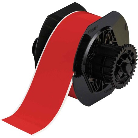 Brady B30C-2250-569-RD etichetta per stampante Rosso Etichetta per stampante autoadesiva (117974)