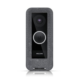 Ubiquiti G4 Doorbell Cover Grigio Tessuto, Policarbonato (PC) 1 pz (UVC-G4-DB-Cover-Fabric)