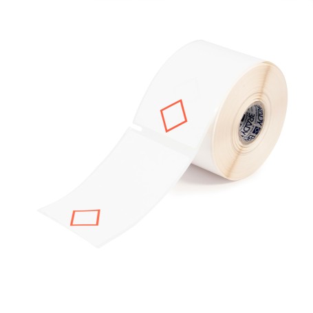 Brady THTCLP-S-L1-7594-0.4-SC etichetta per stampante Rosso, Bianco Etichetta per stampante autoadesiva (622307)