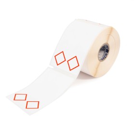 Brady THTCLP-S-L2-7594-0.4-SC etichetta per stampante Rosso, Bianco Etichetta per stampante autoadesiva (622308)