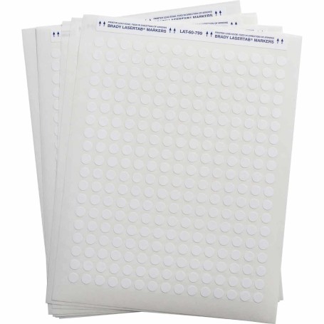 Brady LAT-60-799-2.5 etichetta per stampante Bianco Etichetta per stampante autoadesiva (089405)