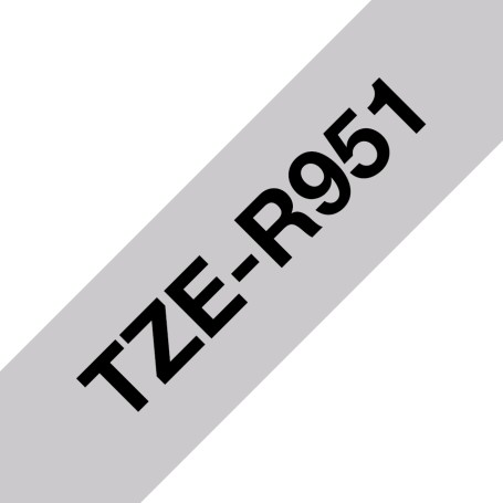 Brother TZE-R951 nastro per etichettatrice Nero su argento (TZER951)