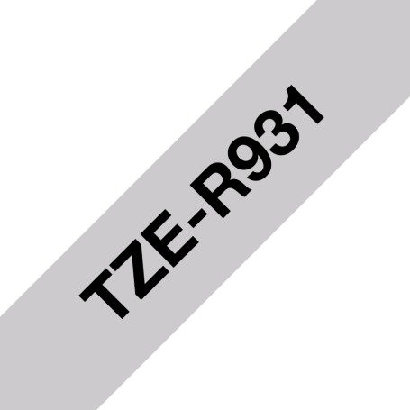 Brother TZE-R931 nastro per etichettatrice Nero su argento (TZER931)