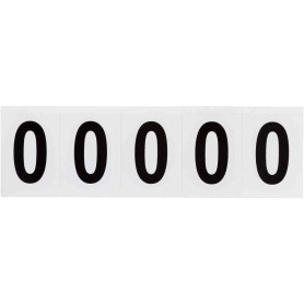 Brady 9714-0 etichetta per stampante Nero, Bianco Etichetta per stampante autoadesiva (097049)