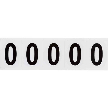 Brady 9714-0 etichetta per stampante Nero, Bianco Etichetta per stampante autoadesiva (097049)