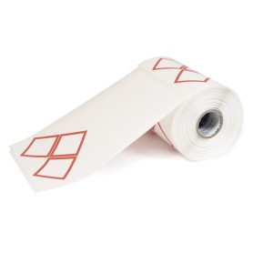 Brady THTCLP-L-L3A-7594-0.2-SC etichetta per stampante Rosso, Bianco Etichetta per stampante autoadesiva (622333)
