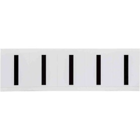 Brady 9714-I etichetta autoadesiva Rettangolo Permanente Nero, Bianco 5 pz (097690)