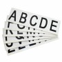 Brady 9714-LTR KIT etichetta autoadesiva Rettangolo Permanente Nero, Bianco 25 pz (097712)