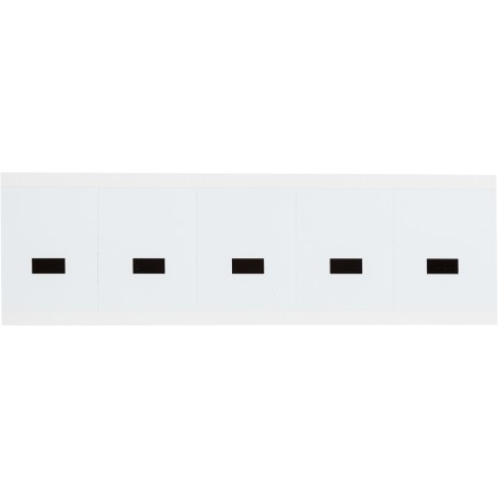 Brady 9713-DSH etichetta autoadesiva Rettangolo Permanente Nero, Bianco 10 pz (097048)