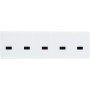 Brady 9713-DSH etichetta autoadesiva Rettangolo Permanente Nero, Bianco 10 pz (097048)