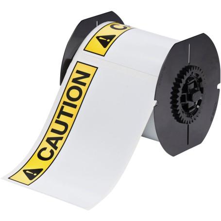Brady B30-25-595-ANSICA etichetta per stampante Nero, Bianco, Giallo Etichetta per stampante autoadesiva (142184)